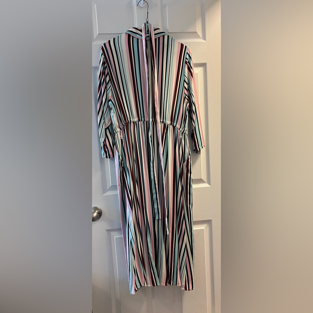 Torrid | Midi Stretch Challis Button Front Shirt … - image 6